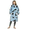 thumbnail image 5 of Catalonia Oversized Blanket Hoodie Sweatshirt, Wearable Fleece Pullover for Adult Men Women Teenagers Kids Wife Girlfriend, 5 of 6