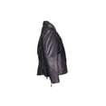 thumbnail image 4 of Dealer Leather LJ278-RC-XL Womens Black Rose Inlay Jacket - Extra Large, 4 of 5