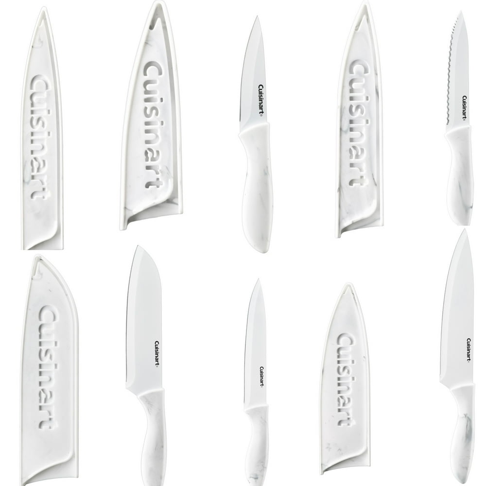 Cuisinart 10pc CeramicCoated Faux Marble Cutlery Set