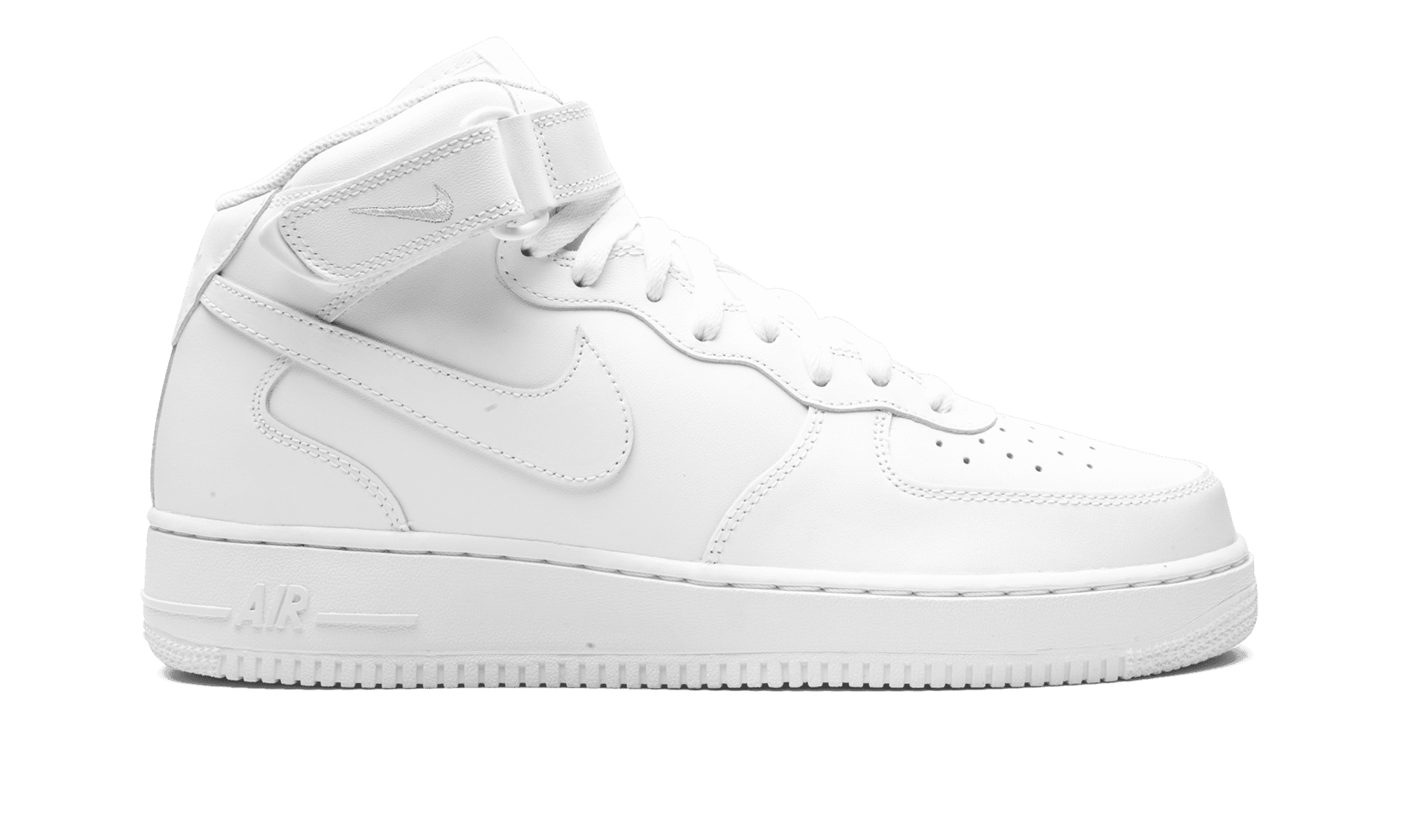 NIKE MENS Air Force 1 Mid '07 "Triple White" CW2289 111 from Stadium Goods