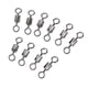 thumbnail image 5 of Pesca Swivels Rueda Conectador Eslabón Giratorio Sólidos de Cojinete de Deportes Pesca Cebos Señuelos 12 Soledad Swivels de pesca, 5 of 7