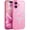 Hot Pink, variant on Magnetic for iPhone 16 Plus Case, Clear Crystal Glitter 16Plus Phone Case Compatible with MagSafe, Shockproof Sparkly Cute Women Girl Cover for iPhone 16Plus 6.7 inch, Clear Black Glitter