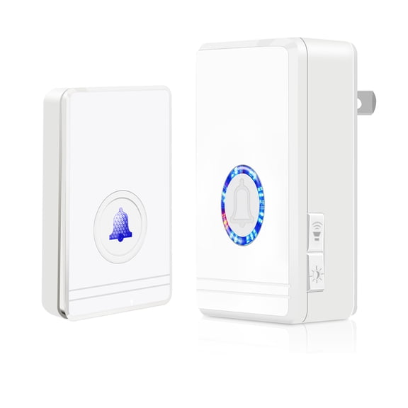 Greencycle Door Bell Ringer Wireless,Wireless Doorbells for Home,Doorbell Wireless,48 Ringtones,433M Hz Ultra Long Range Transmission,IP66 Waterproof,Suitable for Home, Classroom, Store,1PK