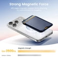 thumbnail image 2 of VIPQV Magnetic Phone Wallet, 3-Card Holder with RFID Blocking for iPhone 17/16/15/14/13/12,Blue, 2 of 5