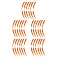 thumbnail image 1 of ZheElen 12pcs 3inch Archery Turkey Feathers Fletchings Vanes Orange 3 Inch 5Set, 1 of 6