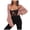 Pink, variant on Cropped Cardigan Sweaters for Women Open Front Ladies Solid Color Short Long Sleeve Jacket Knit Tops Beige