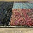 thumbnail image 4 of HomeRoots 510810 10 x 13 ft. Purple Blue Teal Gold Green Red & Pink Geometric Power Loom Stain Resistant Rectangle Area Rug, 4 of 5