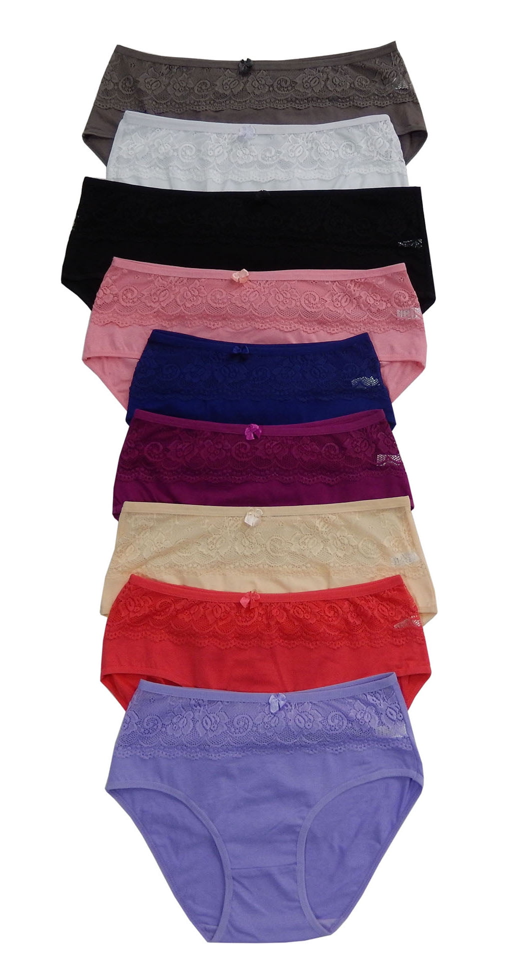 NEW ladies full figure comfy  lot of 6 pcs panties ..wholesale 