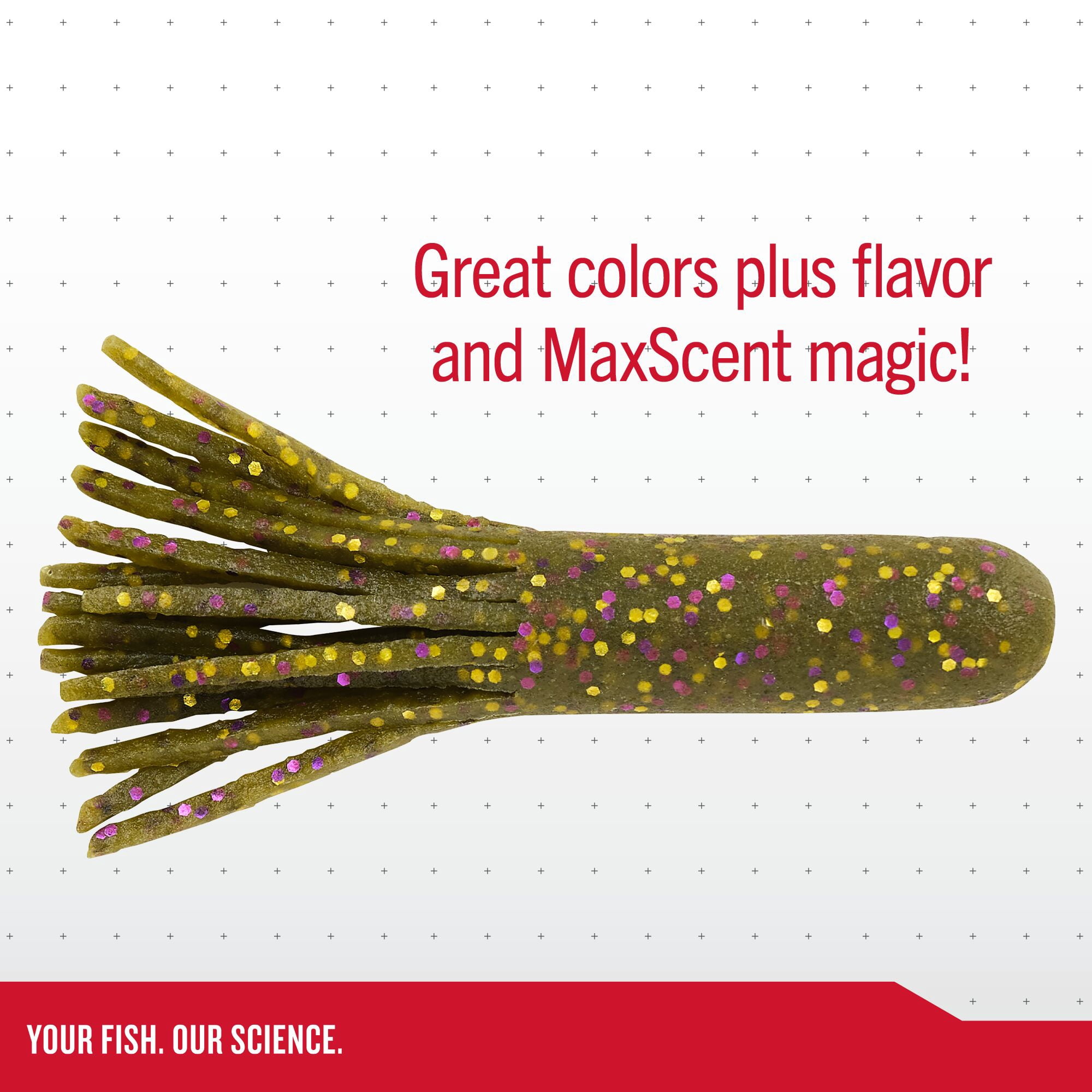 Berkley PowerBait® MaxScent Tube Fishing Soft Bait 3 1/2in | 9cm Watermelon Vapor