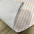 thumbnail image 5 of Ambesonne Orange Place Mats Set of 4, Spotted Tile Pattern, Standard Size, Orange White, 5 of 6