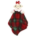 thumbnail image 3 of Hudson Baby Infant Girls Plush Blanket with Security Blanket, Mrs. Claus, One Size, 3 of 4