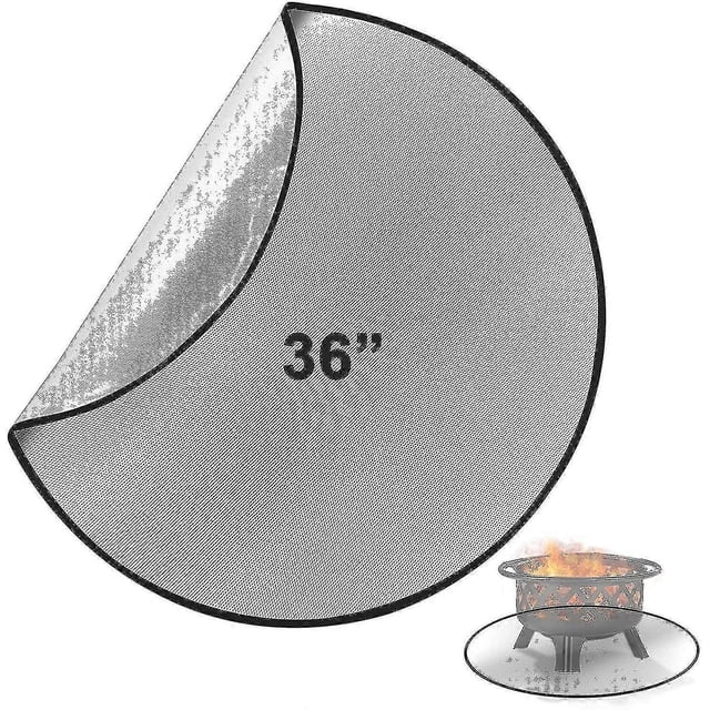 Fire Pit Mat For Decking, Heat Resistant Fireproof Mat For Wood Burning Fire Pit A-yuhao