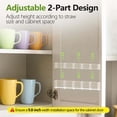 thumbnail image 4 of Contenant de Rangement pour Aliments Grand Support en Acrylique pour Porte d'Armoire Gobelet Réutilisable Organisateur de Rangement Petit Contenant d'Accessoires de Cuisine Autocollant Boîte de Rangement de Cuisine Montée sur Porte d'Armoire, Contenant Hermétique, 4 of 7
