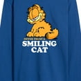 thumbnail image 3 of Garfield - Never Trust Smiling Cat - Men's Long Sleeve T-Shirt, 3 of 5
