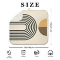 thumbnail image 4 of Soft microfiber boho kitchen drying pad 16x18 Inch, super absorbent, washable and reusable, perfect for protecting counters and drying dishes, 4 of 7