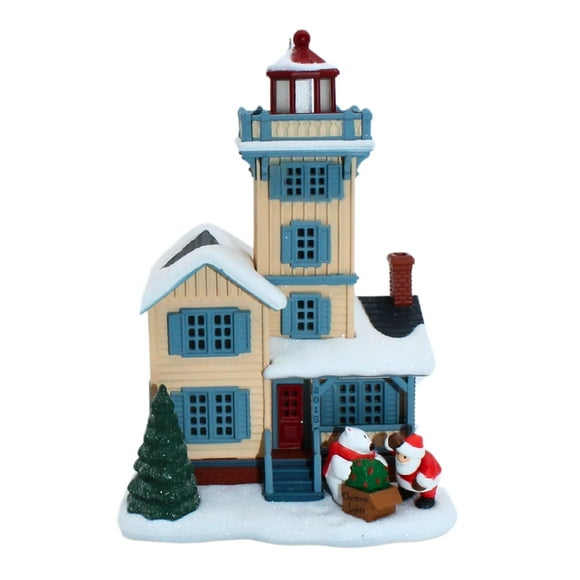 Holiday Victorian Lighthouse Ornament 2015 Hallmark By Hallmark