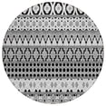 thumbnail image 2 of Addison Rugs Chantille Indoor/Outdoor Transitional Bohemian Black Washable Round Rug, 8' x 8', 2 of 6