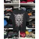thumbnail image 3 of Y2k New Harajuku retro calavera estampado gráfico cuello redondo oversize mujer manga corta camiseta gótica suelta casual calle ropa, 3 of 5