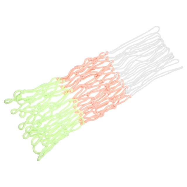 HEATSHAKING Filet de Basketball Portable de Couleurs Assorties Cadre de Basketball en Nylon Robuste pour Usage Quotidien