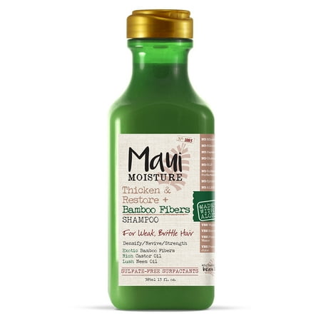 - Maui Moisture Thicken & Restore + Bamboo Fiber Shampoo, 13 FL OZ