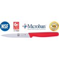 thumbnail image 3 of ICEL 4 Inch Paring Knife - Straight Edge Kitchen Knife, High Carbon German Stainless Steel, Razor Sharp Blade, Rust-Proof, Perfect for Paring, Slicing, Dicing, Cutting and Chopping, Red Handle, 3 of 5