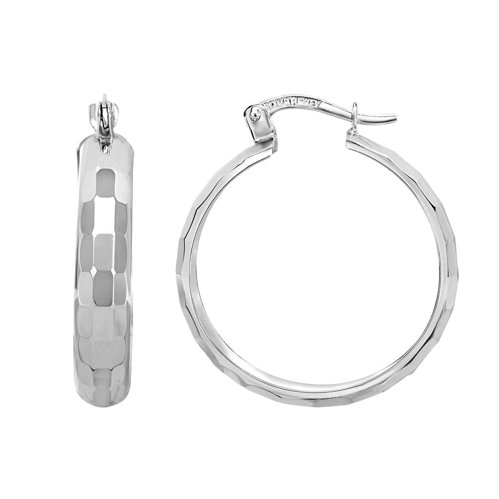 real hoop earrings