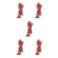 thumbnail image 2 of Guardoinrt Costumes With Unique Lace Applique Patch Beautiful Florals Applique Patch Wine red 5Set, 2 of 6