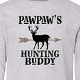 thumbnail image 4 of Inktastic Pawpaw Hunting Buddy Bow Hunter Long Sleeve Youth T-Shirt, 4 of 5