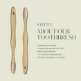 thumbnail image 6 of PLUS ULTRA Bamboo Toothbrush, Soft Bristle All-Natural Toothbrush, +U Logo Etched on Handle, 6 of 6
