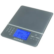 Digital Kitchen Food Scale for Nutrition Facts, Portion Control and Macros with close to 1000 food codes by ZooVaa - 10-KDS-001G