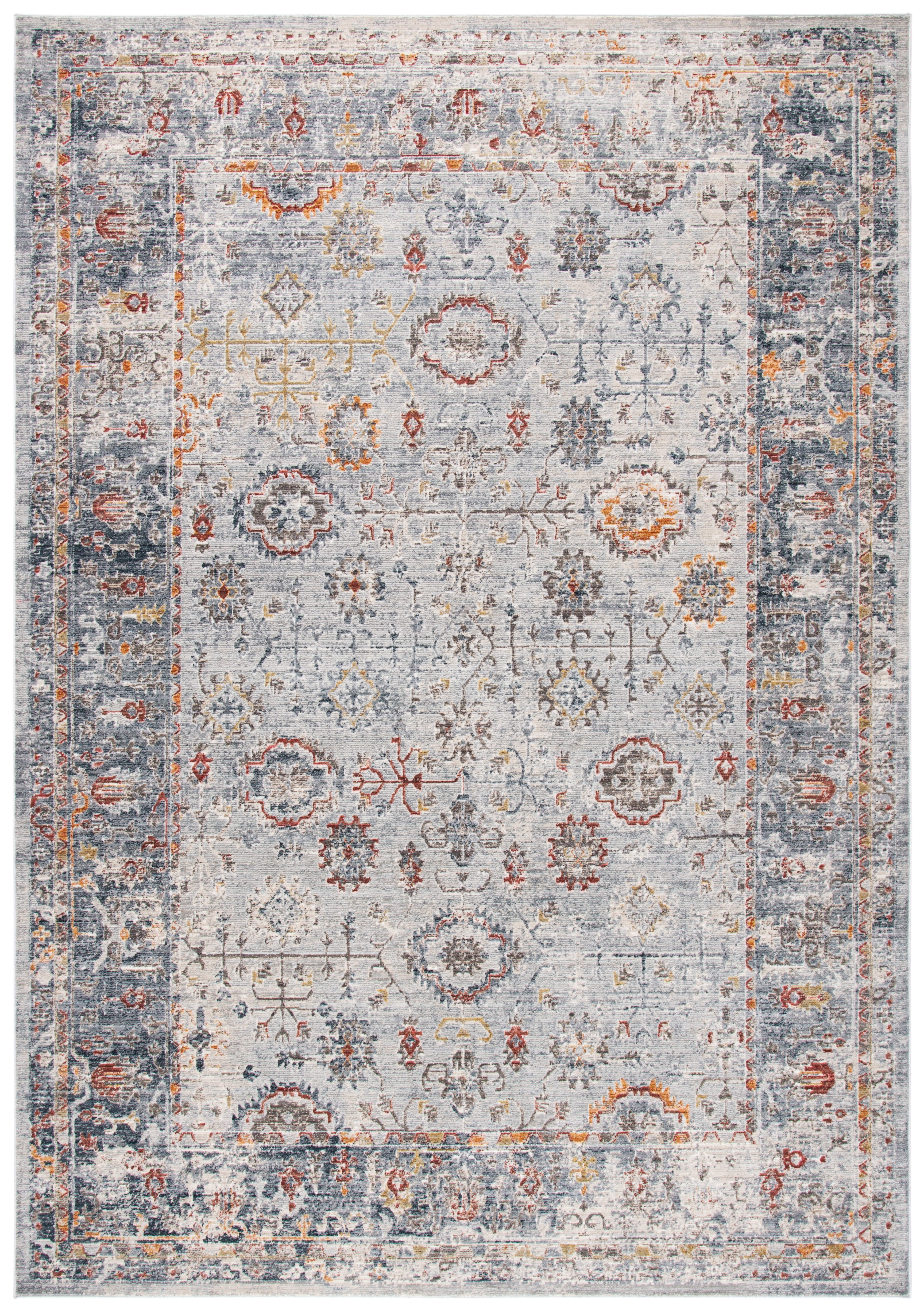 Safavieh History Douglas Oriental Area Rug, Light Gray/Navy, 4' x 6'