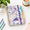 J - Purple Blocks, variant on Large Spiral Notebooks For Work 5 Subject With Removable Dividers