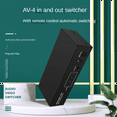 thumbnail image 2 of Composite AV Switch Splitter 4 in 2 Out Analog Video C- AV Splitter Switch 4X2 with Remote for DVD TV US Plug, 2 of 7