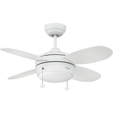 Litex Industries Maksim 36 Dual Mount Ceiling Fan Matte White