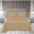 thumbnail image 2 of EASYCOT 600 Thread Count Ultra Soft Egyptian Cotton 4 Piece Bed Sheet Set - 10" Inches Deep Pocket ,Wrinkle Resistant & Fade Resistant, Luxury Sheet Set - Taupe, California King, 2 of 7