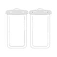 thumbnail image 1 of Sac Imperméable Mobile 2 Pcs Sacs pour Téléphone Imperméables Conception à Écran Tactile Capacité Universelle Protecteur de Cellulaire Transparent Sacs Secs Sac pour Téléphone sous-Marin, 1 of 8