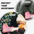 thumbnail image 4 of Naloa Tropical Fruit 2Pcs Anti-Kick Back Seat Cover Kick Mat, Car Seat Protector with 3 Storage Pockets, 4 of 8