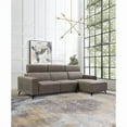 thumbnail image 3 of Pasargad Home Bari Left Facing Modern Poly Fabric Sectional Sofa in Gray, 3 of 9