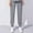 Gray, variant on Samickarr Scrubs Pants For Women Workwear Cargo Pant Solid Color Four Seasons Loose Bunched Feet Work Pants Nurse Pants Nursing Uniform Trousers
