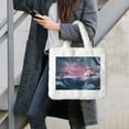 thumbnail image 7 of Cauagu Boat Lighthouse Storm Waves Pattern Women's Plush Tote Bag,Soft Underarm Bag Ladies Fluffy Shoulder Bag Plush Handbag Women Furry Tote Bag for Autumn and Winter, 7 of 7