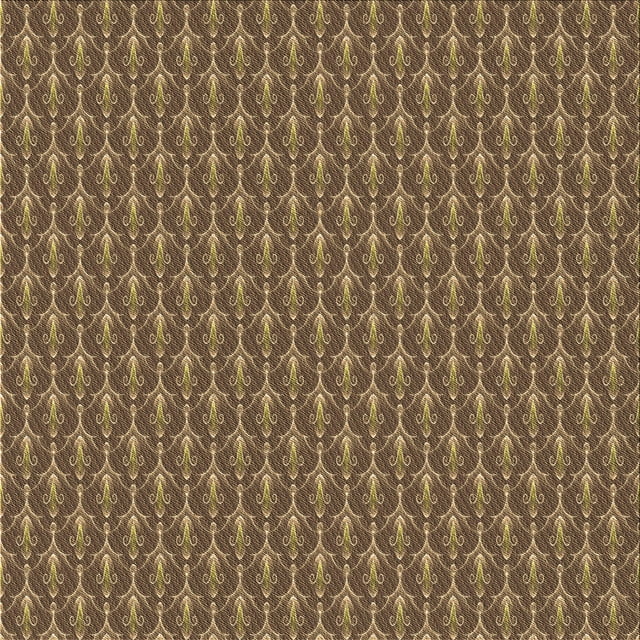 Ahgly Company Tapis d'Intérieur Lavable en Machine Carré Transitionnel Bronze Brun, 5 Pieds Carré