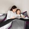 thumbnail image 5 of Feelyou Chic Abstract Striped Bedding Comforter Set, Fashion Geometry Twin Comforter Sets, Teen Kid Child Adult Reversible Bedding Set, Microfiber Bedroom Decor, 2 Pieces, 5 of 8