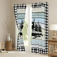thumbnail image 3 of Castle Fairy Animal Deer Blackout Curtains Set of 2 (52x84 Each) for Children Teens Adults,Vintage Lodge Cabin Window Curtains,Woodland Wildlife Curtains and Drapes,Microfiber Bedroom Decor, 3 of 6