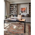 thumbnail image 7 of Unique Loom Utopia Collection Area Rug - Larissa (7' 1" x 10' Rectangle Terracotta/Blue), 7 of 7