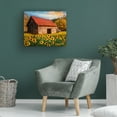 thumbnail image 4 of Celebrate Life Gallery 'Red Roof On A Country Lane' Wood Slat Art 18x22, 4 of 5