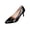 Black, variant on Summer Sandals for Women Pointed Toe Pumps with Gold Rivet Trim and 8cm Narrow Heel