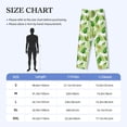 thumbnail image 2 of Salouo Avocado And Tropical Palm Leaves Print Pajama Pants for Men, Lounge Pants Elastic Waistband Casual Men's sleepwear Loungewear Sleep Pajama Pant -Small, 2 of 7