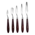 thumbnail image 4 of HONMEET 5 Pcs Scrapers For Crafts Stainless Steel Red Painting Accessories For Creative Projects, 4 of 8