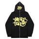 thumbnail image 1 of Sudadera con capucha y cremallera Minus-two para hombre, chaqueta informal de estilo hip hop, sudadera con capucha cargo unisex Minus-two, 1 of 5