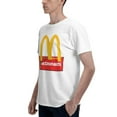 thumbnail image 5 of Mcdonald'S Logo Men'S Basic Short Sleeve T-Shirt Fad White X-Large, 5 of 8